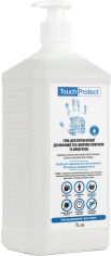 Акция на Антисептик-гель для дезінфекції рук, тіла та поверхонь Touch Protect 1 л от Rozetka
