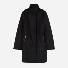 Акція на Пальто осіннє жіноче H&M 0661794-05 32 Чорне від Rozetka