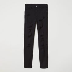 Акція на Джинси Skinny жіночі H&M XAZ328894URUU 42 Чорні від Rozetka