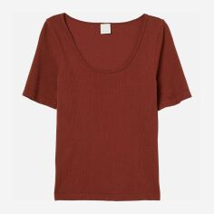 Акція на Топ жіночий H&M XAZ213972UAIQ XXS Коричневий від Rozetka