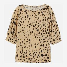 Акція на Топ жіночий H&M XAZ208639HZMY XS Бежевий з чорним від Rozetka