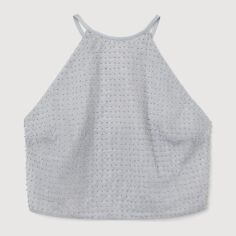 Акція на Топ жіночий H&M XAZ237237BYJF 38 Блакитний від Rozetka