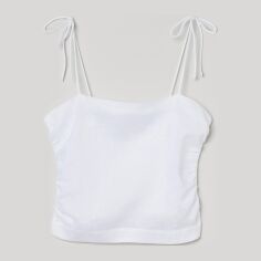Акція на Топ жіночий H&M XAZ324381YSNL XS Білий від Rozetka