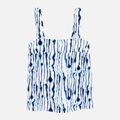 Акція на Топ жіночий H&M XAZ070708RXIX 36 Білий з синім від Rozetka