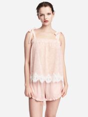 Акція на Топ жіночий H&M XAZ173108EQFC 34 Рожевий з білим від Rozetka