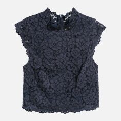Акція на Топ жіночий H&M XAZ127038WKPV 36 Темно-синій від Rozetka