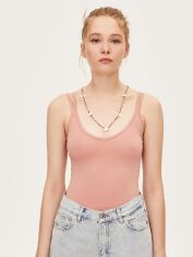 Акція на Топ жіночий Pull & Bear XAZ278454LNPU S Блідо-рожевий від Rozetka