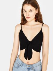 Акція на Топ жіночий Bershka XAZ282061FVSI L Чорний від Rozetka