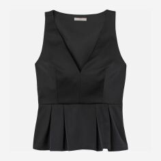 Акція на Топ жіночий H&M XAZ208926KTIS 38 Чорний від Rozetka