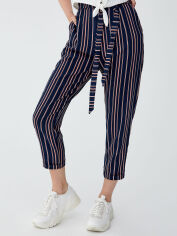 Акція на Штани жіночі Pull & Bear XAZ238545FTQL S Темно-сині від Rozetka