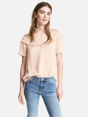 Акція на Блузка жіноча H&M XAZ127743WPDD 42 Бежева від Rozetka