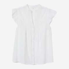 Акція на Блузка жіноча H&M XAZ216136UBEQ 42 Біла від Rozetka