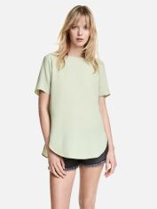 Акція на Блузка жіноча H&M XAZ060730CGBW 38 Блідо-зелена від Rozetka