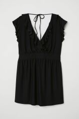 Акція на Блузка жіноча H&M XAZ127928GVGB M Чорна від Rozetka