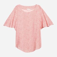 Акція на Блузка жіноча H&M XAZ148480HTOI 32 Біла з червоним від Rozetka