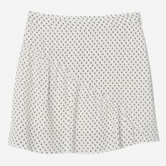 Акція на Спідниця H&M XAZ127389ZWWU 46 Біла в чорні візерунки від Rozetka