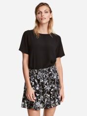 Акція на Спідниця H&M XAZ137146VUDK 40 Чорна з білим від Rozetka