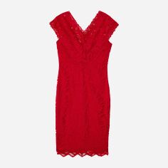 Акція на Плаття коротке жіноче H&M XAZ107165PZZH 38 Червоне від Rozetka