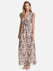 Акція на Плаття довге жіноче H&M XAZ181079OLGP 40 Блідо-рожеве з різнокольоровим від Rozetka