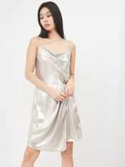 Акція на Плаття коротке жіноче H&M XAZ057143RAZV 40 Сріблясте від Rozetka