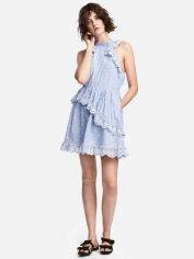 Акция на Плаття H&M XAZ101729QFAX 42 Блакитне з білим от Rozetka