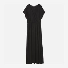 Акція на Плаття на запах довге літнє жіноче H&M XAZ136838PATY S Бордове від Rozetka