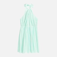 Акція на Сукня коротка літня жіноча H&M XAZ127840YJRN 42 М'ятна від Rozetka