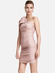 Акция на Сукня вечірня міні жіноча H&M XAZ074425RVXO 38 Блідо-рожева от Rozetka