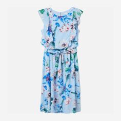 Акція на Плаття для вагітних коротке літнє жіноче H&M Mama XAZ131139AIEE L Блакитне з різнокольоровим від Rozetka