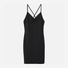 Акція на Плаття коротке літнє жіноче H&M XAZ120397MCMN 46 Чорне від Rozetka