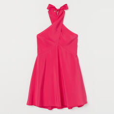 Акція на Плаття коротке літнє жіноче H&M XAZ246460AQYV 34 Коралове від Rozetka