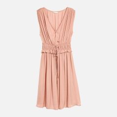 Акція на Сукня коротка літня жіноча H&M XAZ127840YUSK 42 Блідо-рожева від Rozetka