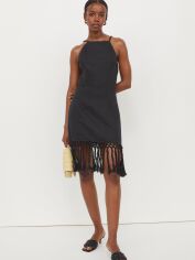 Акція на Сукня міді літня жіноча H&M XAZ325241XNPS 40 Чорна від Rozetka