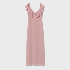 Акція на Плаття довге літнє жіноче H&M XAZ332828HYXB 42 Рожеве від Rozetka