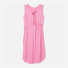 Акція на Плаття для вагітних міді літнє жіноче H&M Mama XAZ126252ECEQ XL Рожеве від Rozetka