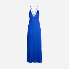 Акція на Сукня довга жіноча H&M XAZ160275FQMI 36 Синя від Rozetka