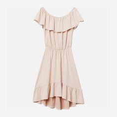 Акція на Плаття коротке літнє жіноче H&M XAZ140477SCLZ 34 Блідо-рожеве від Rozetka