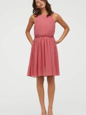 Акція на Плаття коротке літнє жіноче H&M XAZ152482QNMC 38 Рожеве від Rozetka