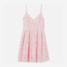 Акція на Плаття коротке літнє жіноче H&M XAZ179360DRXJ 36 Рожеве від Rozetka