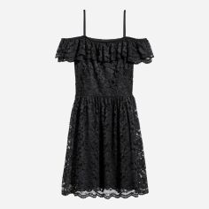 Акція на Сукня коротка літня жіноча H&M XAZ081123HAKE 40 Чорна від Rozetka
