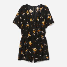 Акція на Комбінезон жіночий H&M XAZ176639USHU 34 Чорний з різнокольоровим кольором від Rozetka