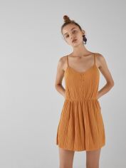 Акція на Комбінезон жіночий Bershka XAZ282281FNUZ L Гірчичний від Rozetka