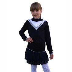 Акція на Джемпер для девочки Морячка Art Knit синий 116-122 від Podushka