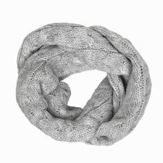 Акція на Снуд детский Коса 17х100 Art Knit серый від Podushka