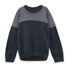 Акція на Джемпер для мальчика Трио Art Knit серый 140-146 від Podushka