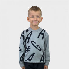Акція на Джемпер для мальчика GA Art Knit серый 116-122 від Podushka