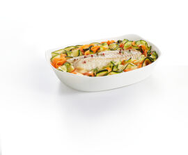 Акция на Форма для запекания прямоугольная 30х22 см 1,8 л Smart Cuisine Carine Luminarc P8332 от Podushka