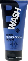 Акція на Гель для душу Mades Cosmetics Men для чоловіків Відновлення енергії з активованим бамбуковим вугіллям 150 мл від Rozetka