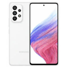 Акція на Смартфон Samsung Galaxy A53 5G 8/256Gb White (SM-A536EZWHSEK) від Comfy UA