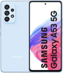 Акція на Samsung Galaxy A53 5G 8/128GB Blue A536E від Y.UA